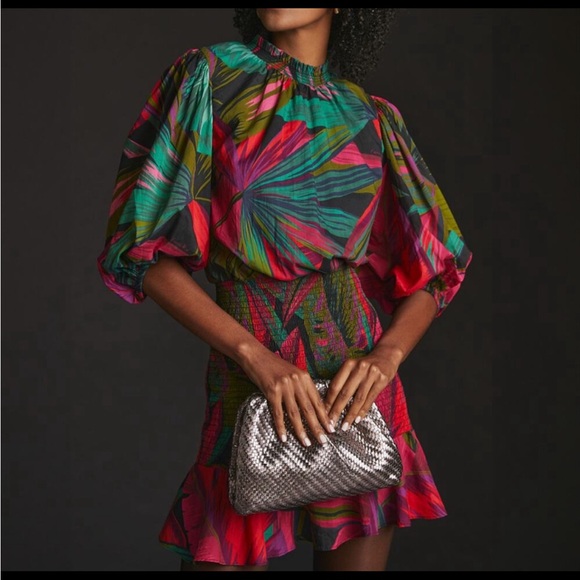 FARM Rio Multicolor Mini Dress - Picture 1 of 6